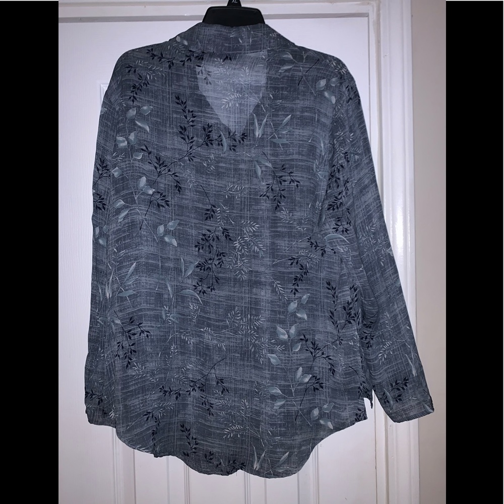 NWOT, 2 Piece Liz Claiborne Blue, Top & Dress, Size 12 - Picture 6 of 8